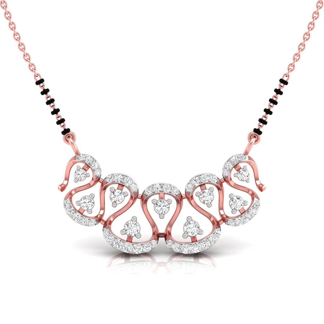 The Myra Diamond Mangalsutra