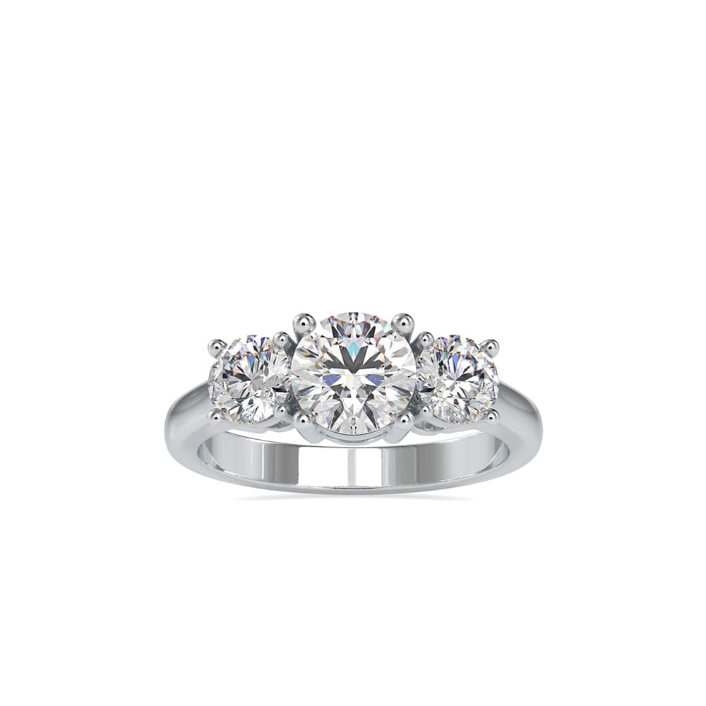The Evermore Spark Ring 1.70 Carats in 14K White Gold